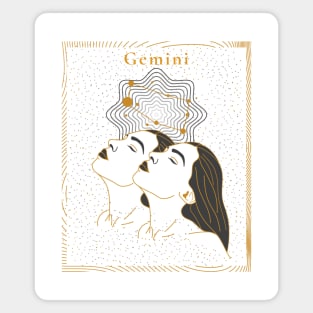 Gemini | Astrology Zodiac Sign Design Magnet